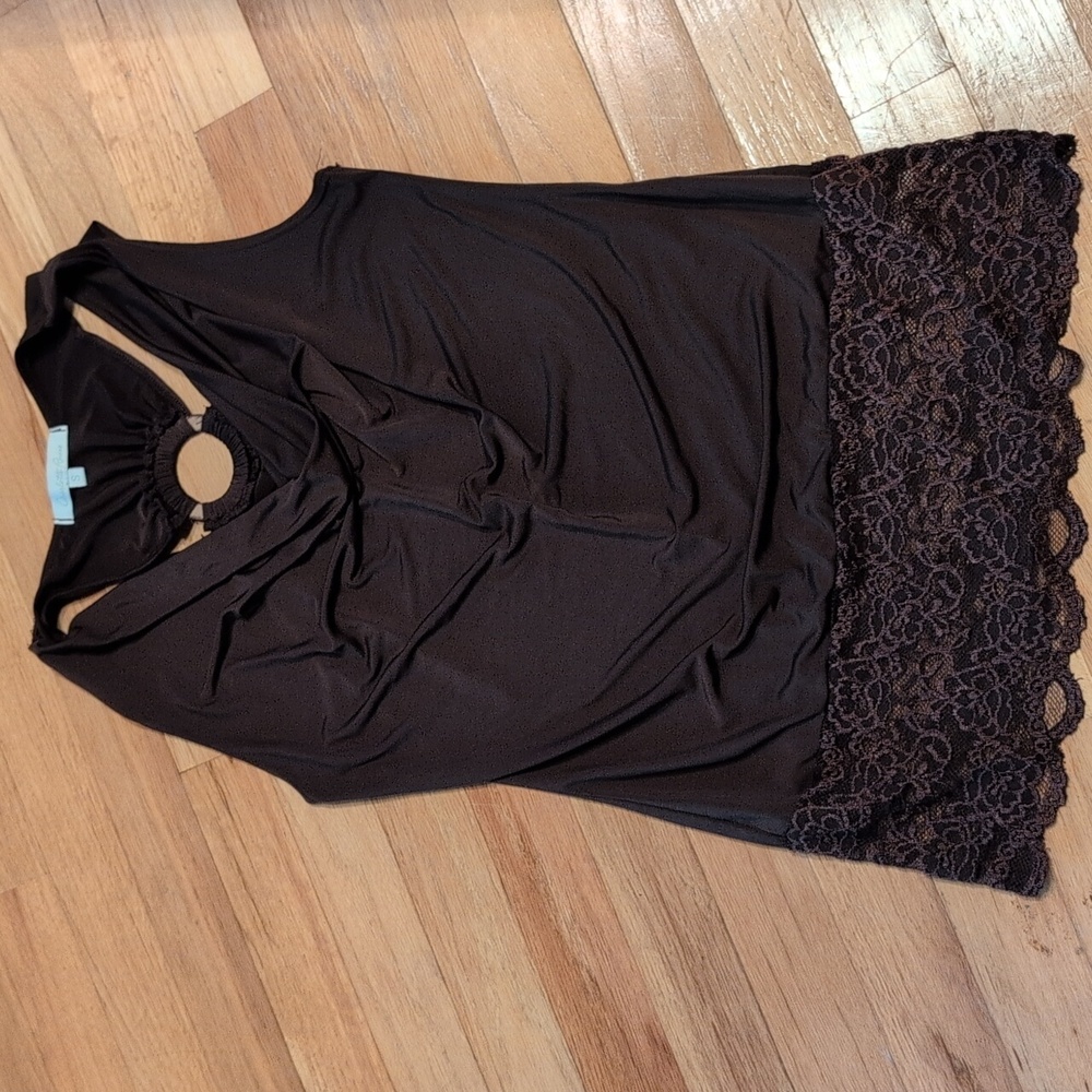 Charlotte Russe Chocolate Brown Top